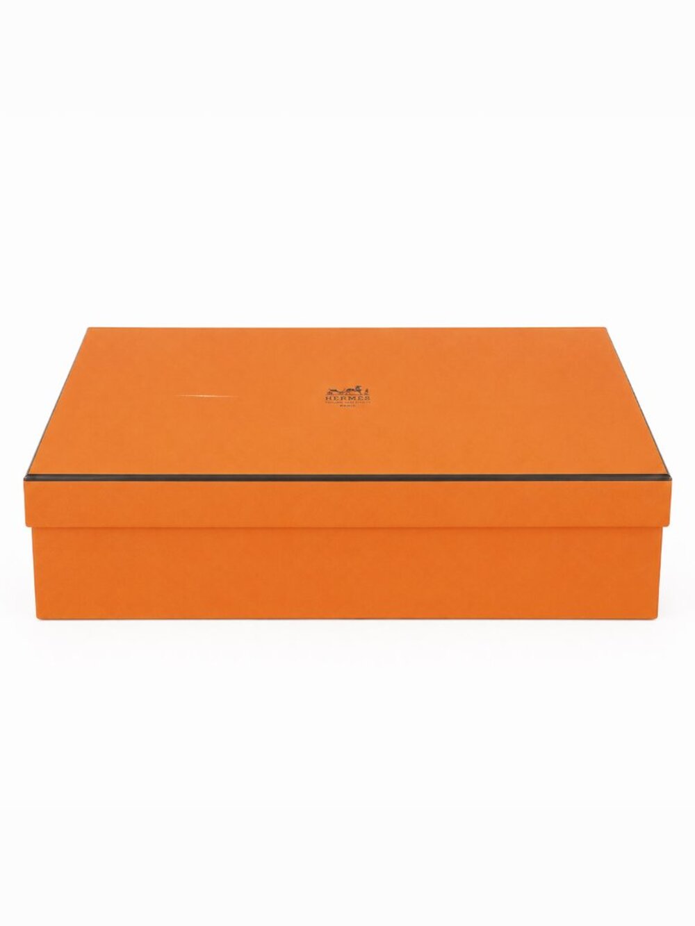 Authentic Hermes Paris Empty Orange Gift Box 13.25" x 9.25" x 3.25"